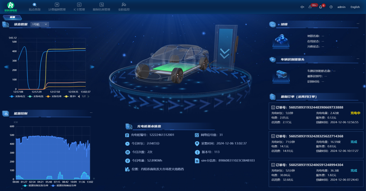 光储一体化充电站运营管理解决方案