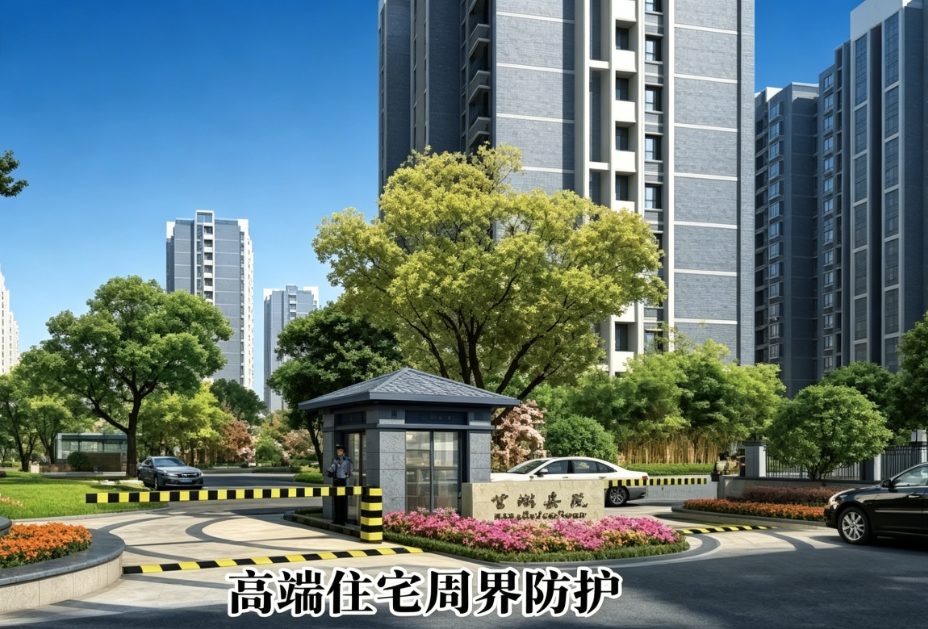 庭院园区周界安防新选择！落地式景观灯激光对射，安防美观两不误